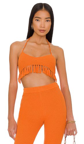 Devitta Crop Top w/ Fringe in Orange. - size M (also in S) - Lovers and Friends - Modalova