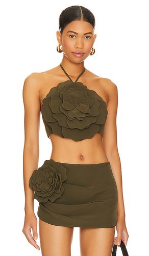 Zora Crop Top in Olive. - size M (also in S) - Lovers and Friends - Modalova