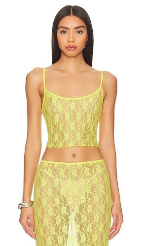 Lia Sheer Tank Top in Yellow. - size M (also in S) - Lovers and Friends - Modalova