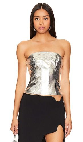 Mercury Faux Leather Top in Metallic . - size M (also in S, XS) - Lovers and Friends - Modalova