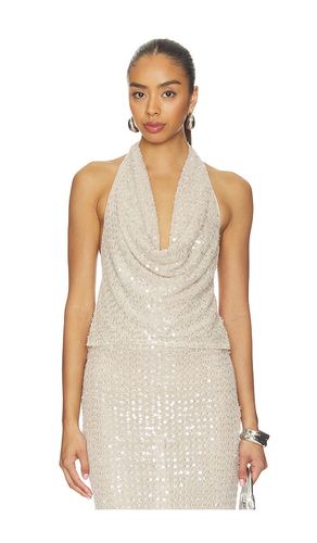 Clara Sequin Top in Neutral. - size L (also in M, S, XL, XS) - Lovers and Friends - Modalova