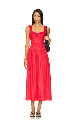 Solid Poplin Dress in Red. - size S (also in XS, XXS) - La Ligne - Modalova