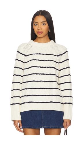 Striped Cable Sweater in Multi. - size L (also in M, S, XS) - La Ligne - Modalova