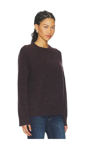Oversized Crew Neck Sweater in Chocolate. - size M (also in S, XS) - La Ligne - Modalova