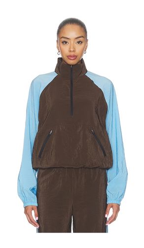 Half Zip Windbreaker in Brown. - size L (also in S, XL, XS, XXS) - La Ligne - Modalova