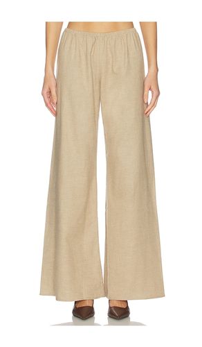 Flannel Colby Pant in Tan. - size M (also in XL) - La Ligne - Modalova