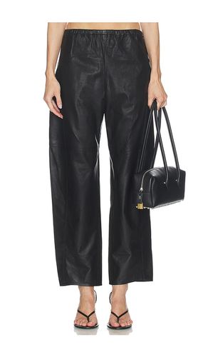 Leather Barrel Leg Colby in . - size M (also in XS) - La Ligne - Modalova
