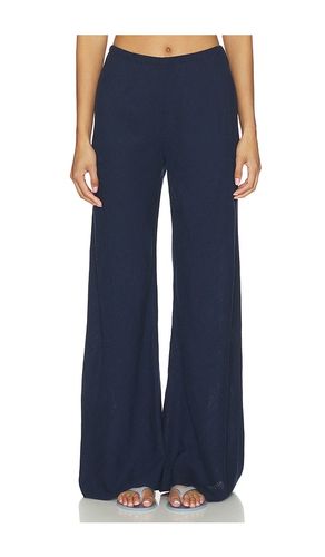 Linen Colby Pant in Navy. - size L (also in XL) - La Ligne - Modalova