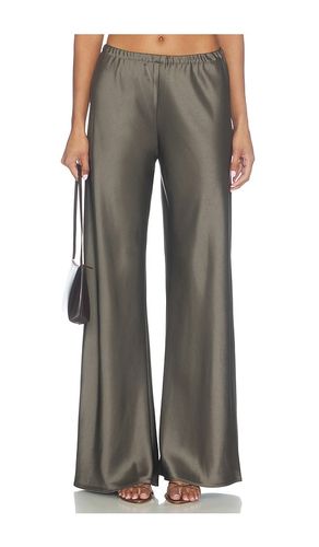 Satin Wide Leg Pant in . - size L (also in M, S) - La Ligne - Modalova