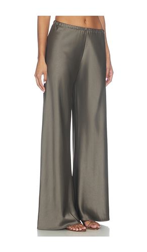 Satin Wide Leg Pant in . - size L (also in M, S) - La Ligne - Modalova