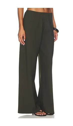 Colby Wide Leg Pant in Olive. - size S (also in XXS) - La Ligne - Modalova