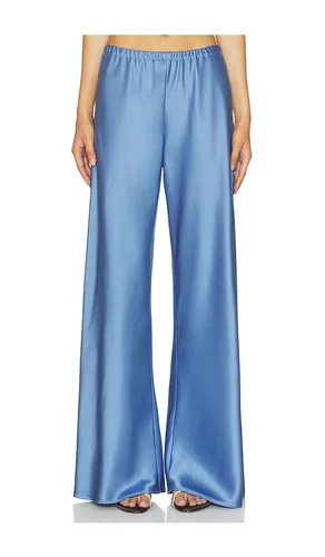 Satin Pant in Blue. - size XS (also in S) - La Ligne - Modalova
