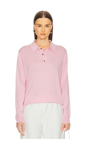 Ben Polo Top in Rose. - size L (also in M, S, XL, XXS) - La Ligne - Modalova