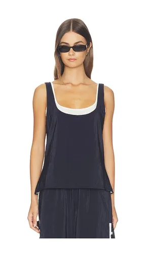 Double Layer Scoop Tank in ,. Taglia XS. Also in S - La Ligne - Modalova