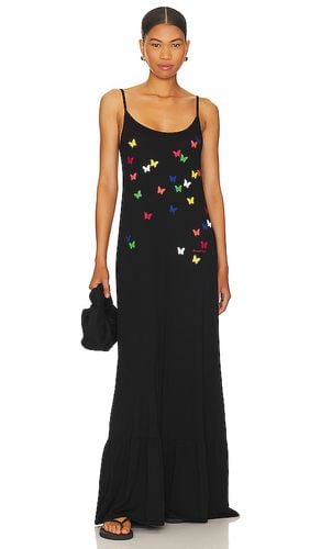 Maxivestido beatrix mini butterflies en color talla L en - Black. Talla L (también en M, S) - Lauren Moshi - Modalova