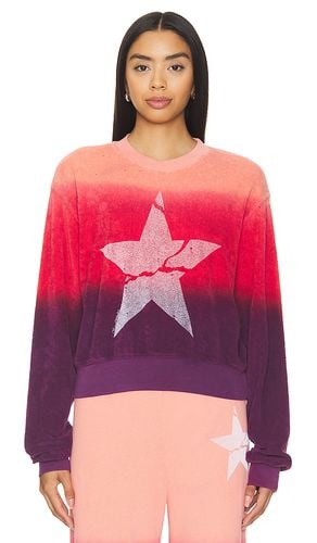 Spalding Cracked Star Drop Shoulder Crop Pullover in . Size M, S, XS - Lauren Moshi - Modalova