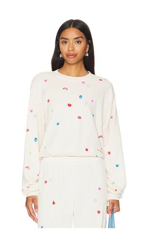 Spalding Drop Shoulder Crop Pullover Charm Elements in . Taglia M, S, XL - Lauren Moshi - Modalova