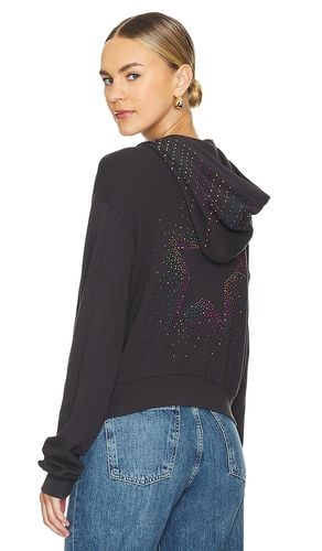 Lachelle Neon Stud Starburst Crop Zip Up Hoodie in . Taglia S, XS - Lauren Moshi - Modalova