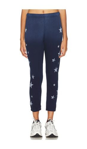 Alana Crop Sweatpant Vintage Stars in Navy. - size L (also in M) - Lauren Moshi - Modalova