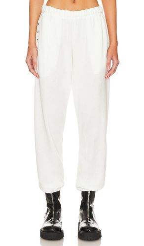 Pantalón deportivo chantria flirty lip en color blanco talla L en - White. Talla L (también en M, S, XS) - Lauren Moshi - Modalova
