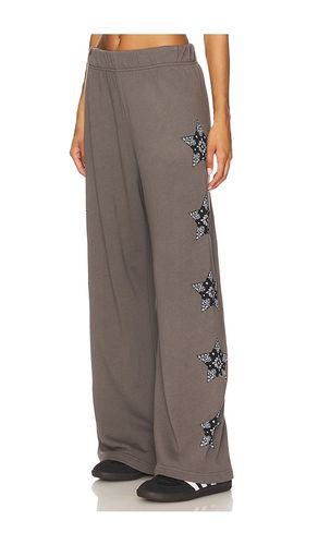 Black Horse Wide Leg Pant in Grey. - size M (also in S, XL, XS) - Lauren Moshi - Modalova