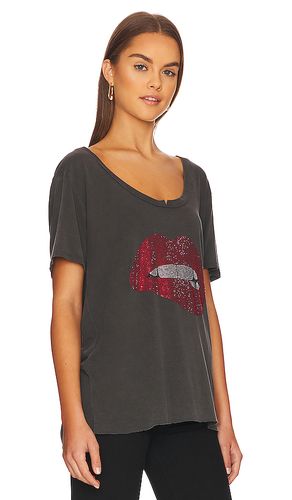 Delara Crystal Biting Lip Top in . Size L. Also in S, XL - Lauren Moshi - Modalova