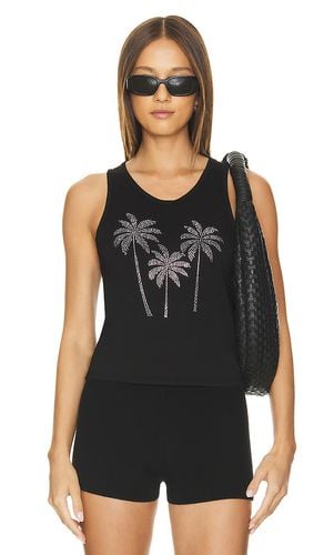 Luciana Crystal Palm Trees Fitted Tank in . - size L (also in M, S, XS) - Lauren Moshi - Modalova