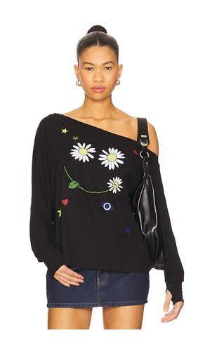 Krista Daisy Happyface One Shoulder Top in . - size L (also in M, S, XS) - Lauren Moshi - Modalova