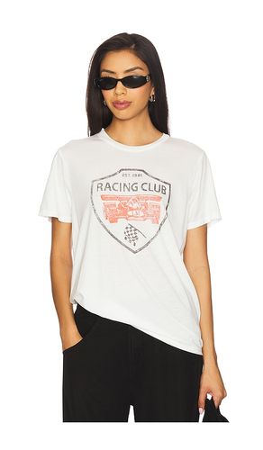 Wolf Racing Club Boyfriend Tee in White. - size L (also in M, S, XL, XS) - Lauren Moshi - Modalova