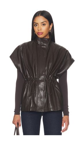 Fairfax Short Sleeve Leather Jacket in . - size M (also in S, XS) - LNA - Modalova