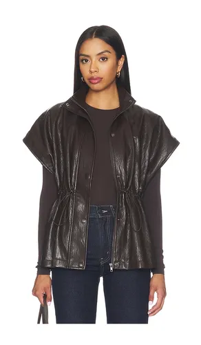Fairfax Short Sleeve Leather Jacket in . - size M (also in S, XS) - LNA - Modalova