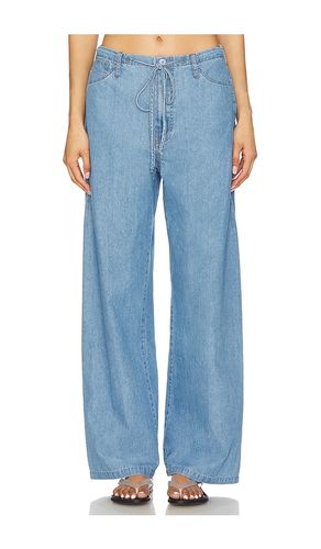 Gia Tie Waist Pant in Blue. - size L (also in M, S, XS) - LNA - Modalova