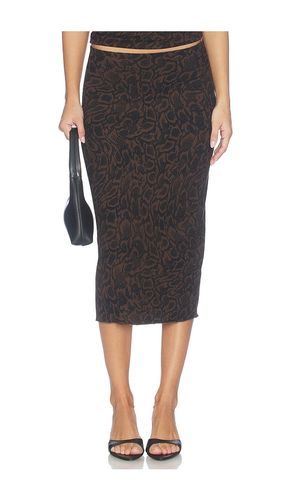 Leony Printed Rib Skirt in . Size L. Also in S - LNA - Modalova