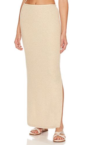 Steph Rib Skirt in Tan. - size L (also in M, S) - LNA - Modalova