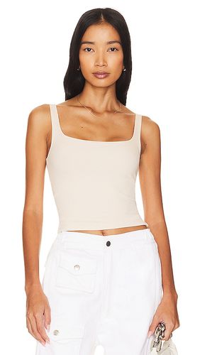 Scoop Ribbed Tank in Ivory. - size L (also in M, S, XL, XS) - LNA - Modalova