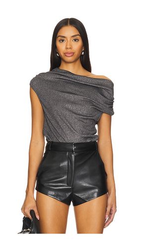 Caliste Lurex Rib Top in Black. - size L (also in M, S, XS) - LNA - Modalova