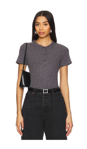 Xander Rib Henley Tee in Grey. - size M (also in S, XL, XS) - LNA - Modalova