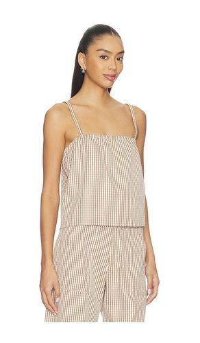 Brandy Check Top in Brown. - size L (also in S, XL) - LNA - Modalova