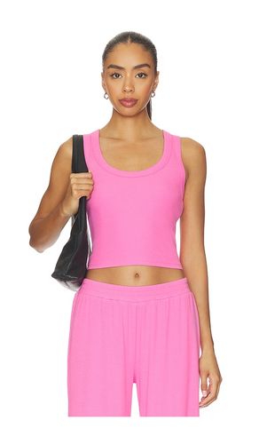 Kat Rib Crop Tank in Pink. - size S (also in XS, M, L) - LNA - Modalova