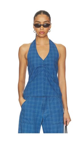 Cora Plaid Halter in Blue. - size L (also in XS) - LNA - Modalova