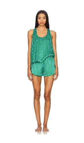 Washable Silk Tulip Back Set in Blue,Green. - size S (also in XS) - LUNYA - Modalova