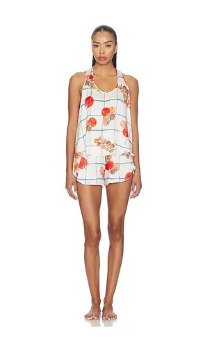 Washable Silk Tulip Back Set in Cream. - size L (also in S, XS) - LUNYA - Modalova