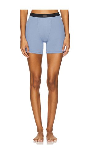 Soft Modal Rib Boyshort in Blue. - size L (also in M, S, XL, XS) - LUNYA - Modalova