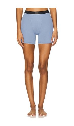 Soft Modal Rib Boyshort in Blue. - size L (also in M, S, XS) - LUNYA - Modalova