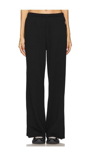 Silksweats Reversible Straight Leg Pant in Black. - size M (also in S, XS) - LUNYA - Modalova