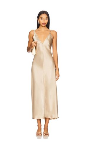Barb Slip Dress in Beige. - size M (also in S, XS) - LESET - Modalova