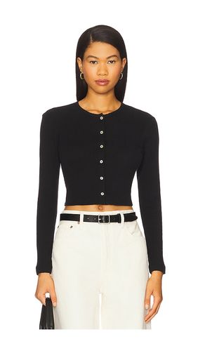 Pointelle Crop Cardigan in . - size L (also in S) - LESET - Modalova