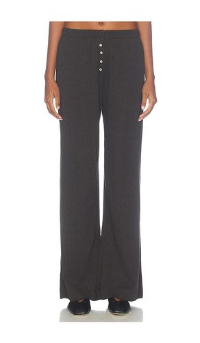 Pointelle Boxer Pant in Grey. - size XS (also in S, M, L, XL) - LESET - Modalova