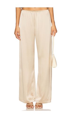Barb Wide Leg Pant in Beige. - size L (also in M) - LESET - Modalova
