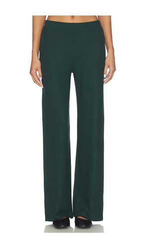 Lauren Wide Leg Pant in Dark Green. - size L (also in M, S, XL, XS) - LESET - Modalova